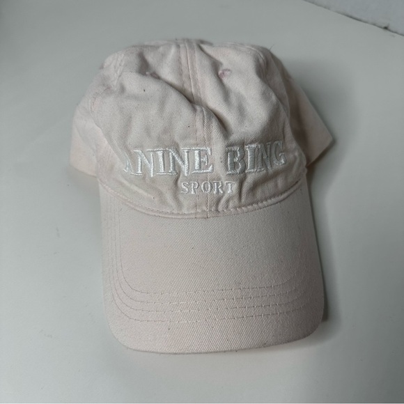 Anine Bing Light Pink Jeremy Baseball Hat - Picture 3 of 8